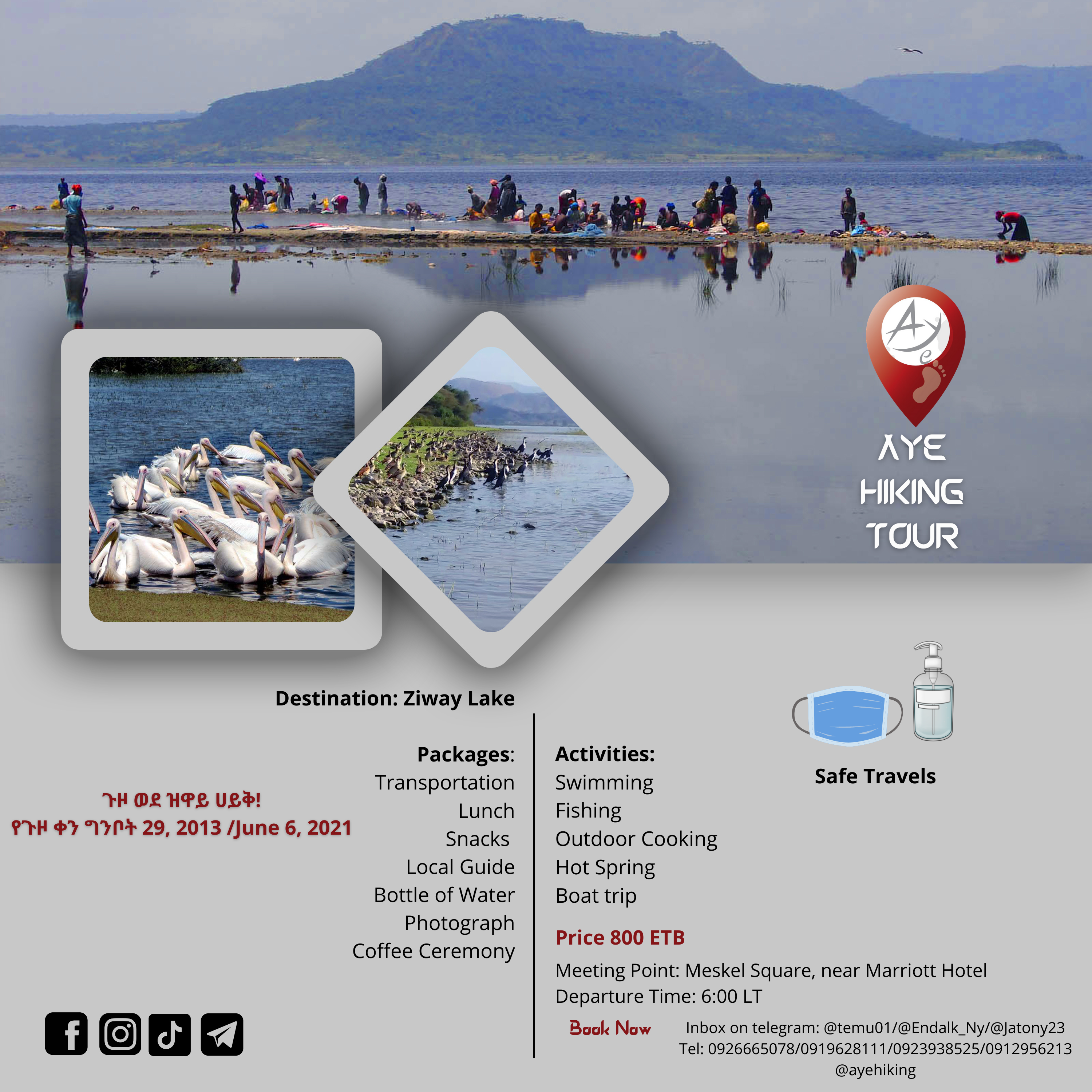 Aye Hiking Tour Ad Campaign